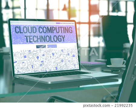 Cloud Computing Technology Concept on Laptop Cloud Computing Technology Concept on Laptop 21992235