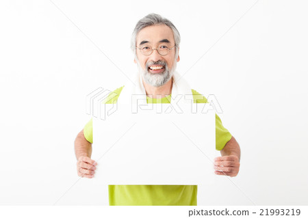 有whiteboard的老人 21993219