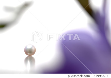 Pearl and flower image 21993895
