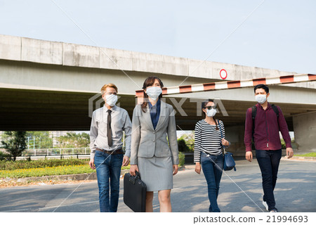 In polluted city In polluted city 21994693
