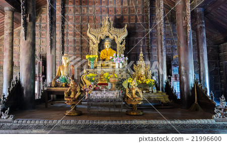 Shwe In Bin Kyaung in Mandalay, Myanmar Shwe In Bin Kyaung in Mandalay, Myanmar 21996600