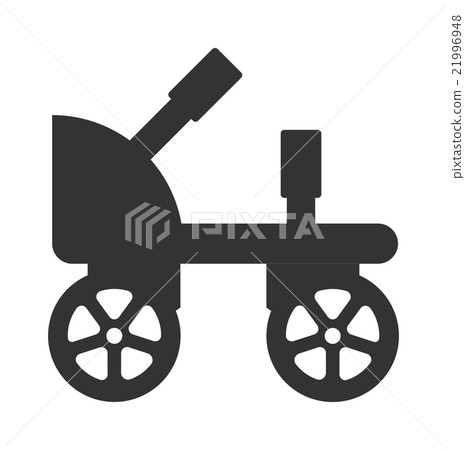 Roller skate symbol isolated on white vector icon 21996948