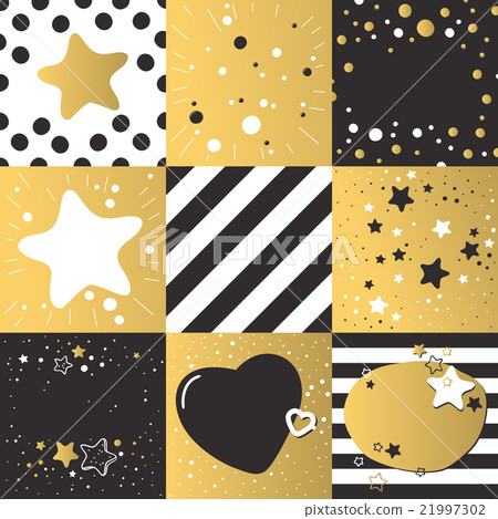Cute different vector backgrounds set patterns Cute different vector backgrounds set patterns 21997302