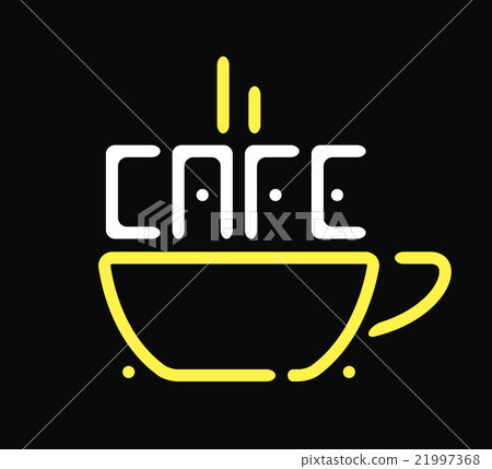 Shop cafe icon coffee cup restaurant sign vector Shop cafe icon coffee cup restaurant sign vector 21997368
