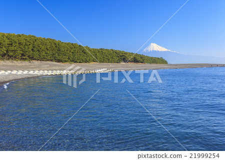 從Miho no Morihara出發的駿河灣和富士山 21999254