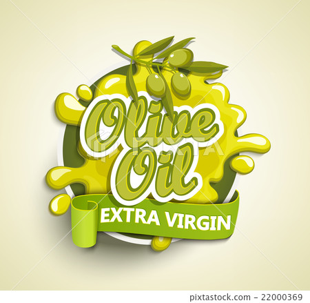 Olive oil extra virgin label. Olive oil extra virgin label. 22000369