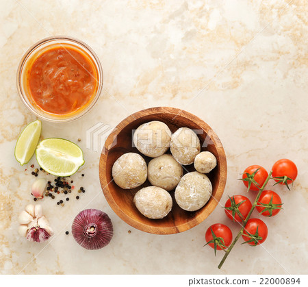 Canarian potatoes - boiled with salt, mojo  22000894