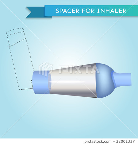 Spacer for inhaler in vector 22001337