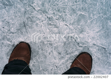 The legs on the ice. 22002407