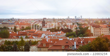 Scenic summer aerial view of the Old Town Scenic summer aerial view of the Old Town 22003234