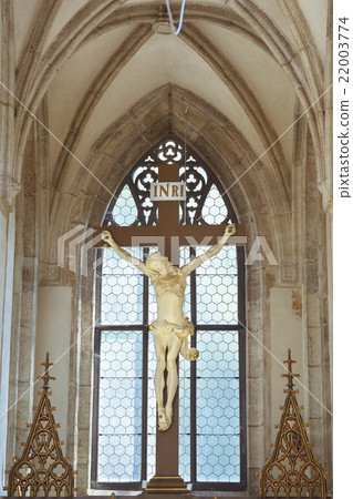 Crucifixion in the ossuary in Sedlec Kostnice Crucifixion in the ossuary in Sedlec Kostnice 22003774