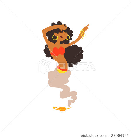 Dark Hair Female Genie  22004955