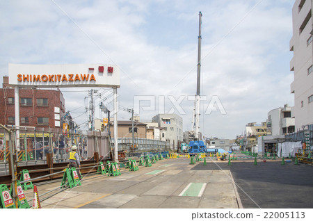 Shimokitazawa station redevelopment construction site (Setagaya Ward, Tokyo) 22005113