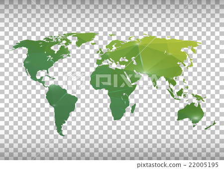Abstract creative concept vector map of the world 22005195