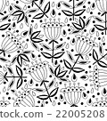 Floral seamless pattern background. 22005208