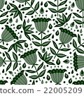 Floral seamless pattern background. 22005209