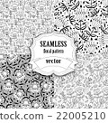 Seamless vector floral pattern collection 22005210