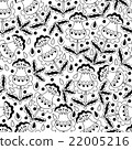 Floral seamless pattern background. 22005216
