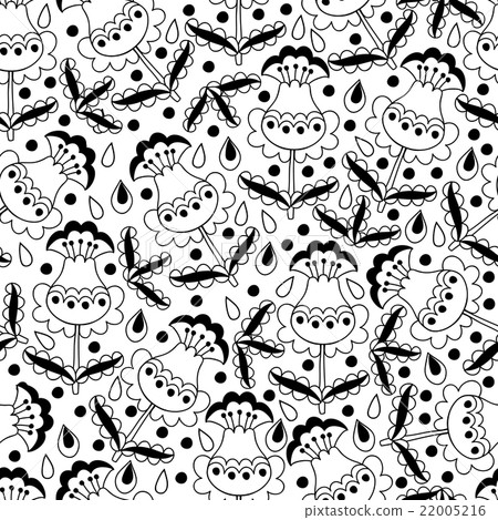 Floral seamless pattern background. 22005216