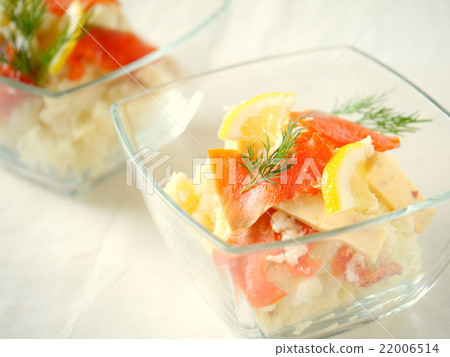 煙熏三文魚土豆沙拉（水平位置） 22006514