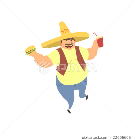 Fat Guy In Mexican Hat 22006666