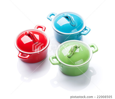 Colorful saucepans Colorful saucepans 22008505
