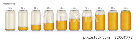 Alcohol levels in drinking canister-插圖素材 [22008772] - PIXTA圖庫