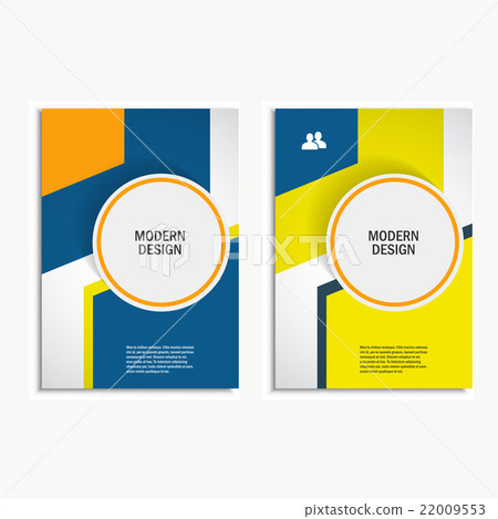 Vector design cover design brochure in A4 size 22009553