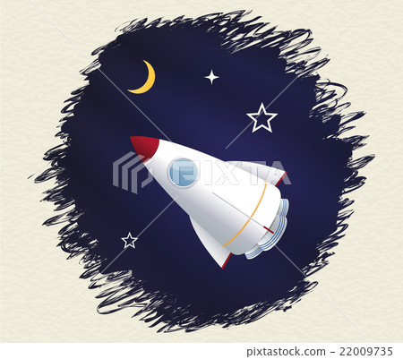 Toy rocket background Toy rocket background 22009735