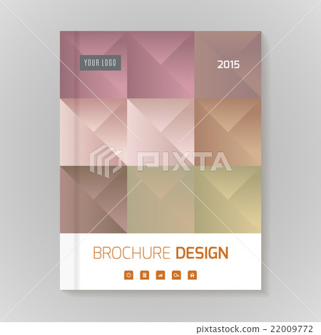 Polygonal vector design template layout for 22009772
