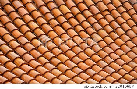Asian brown ceramic roof tiles texture Asian brown ceramic roof tiles texture 22010697