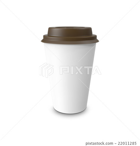 Mock-up take-out coffee in thermo cup. Isolated on Mock-up take-out coffee in thermo cup. Isolated on 22011285