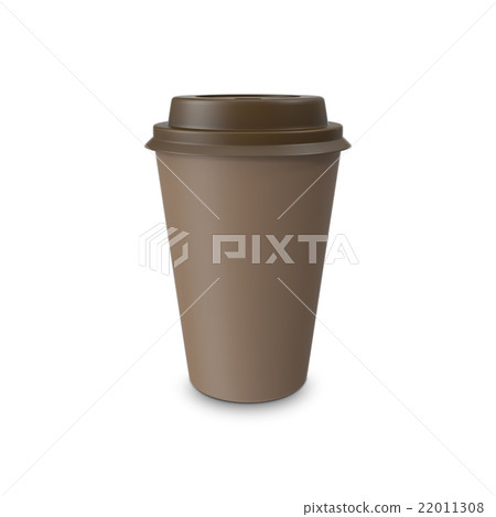 Mock-up take-out coffee in thermo cup. Isolated on Mock-up take-out coffee in thermo cup. Isolated on 22011308