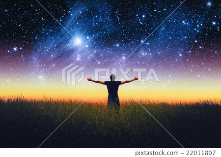Man silhouette . Elements of this image furnished Man silhouette . Elements of this image furnished 22011807