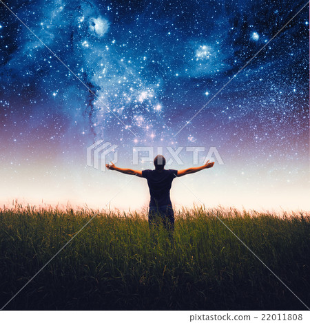 Man silhouette . Elements of this image furnished Man silhouette . Elements of this image furnished 22011808