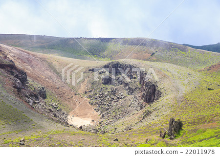 Iwate volcano mountain peak crater Iwate prefecture Takizawa city 22011978