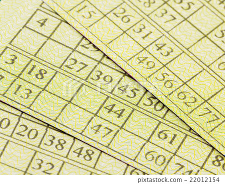 gambling lottery, close-up gambling lottery, close-up 22012154