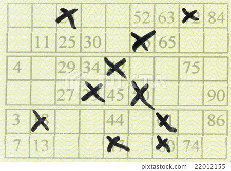 gambling lottery, close-up gambling lottery, close-up 22012155