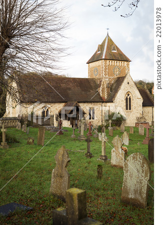 Puttenham St John the Baptist church in England Puttenham St John the Baptist church in England 22013978