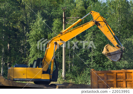 Construction transport build absolutely new road Construction transport build absolutely new road 22013991