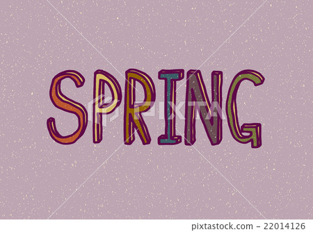 Handwritten spring - Stock Illustration [22014126] - PIXTA