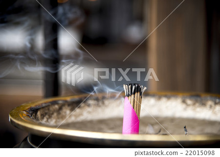 Incense stick and smoke 22015098