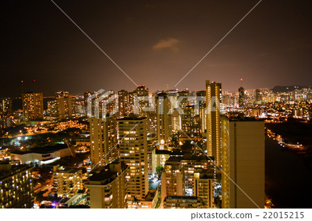 夏威夷檀香山夜地平線 22015215