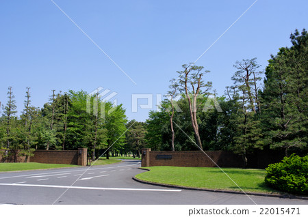 In front of the 2020 Tokyo Olympic Games golf venue 22015471