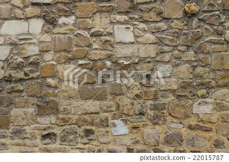 Ancient stone wall background Ancient stone wall background 22015787