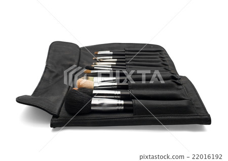 Makeup brushes in black brush holder Makeup brushes in black brush holder 22016192