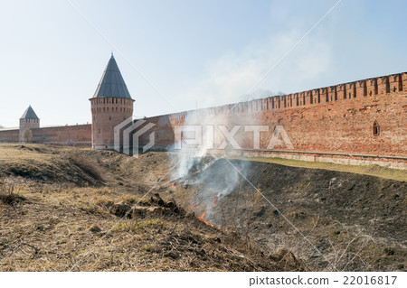 Kremlin wall in Smolensk-11. 22016817