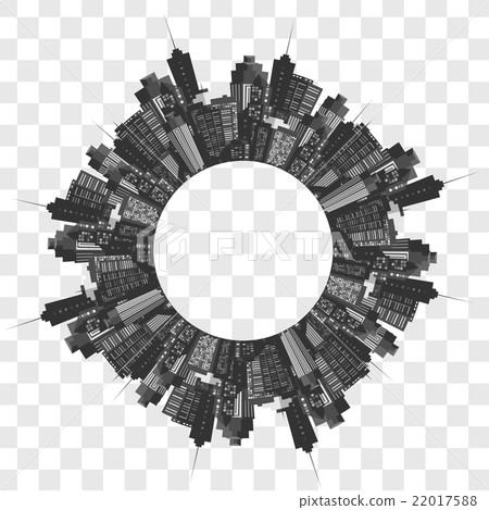 Vector modern city.  22017588