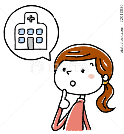 Illustration material: Pregnant women childbirth preparation hospital 22018086