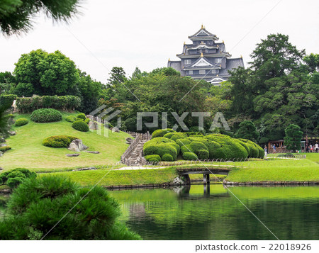 岡山城和後樂園 岡山城和後樂園 22018926
